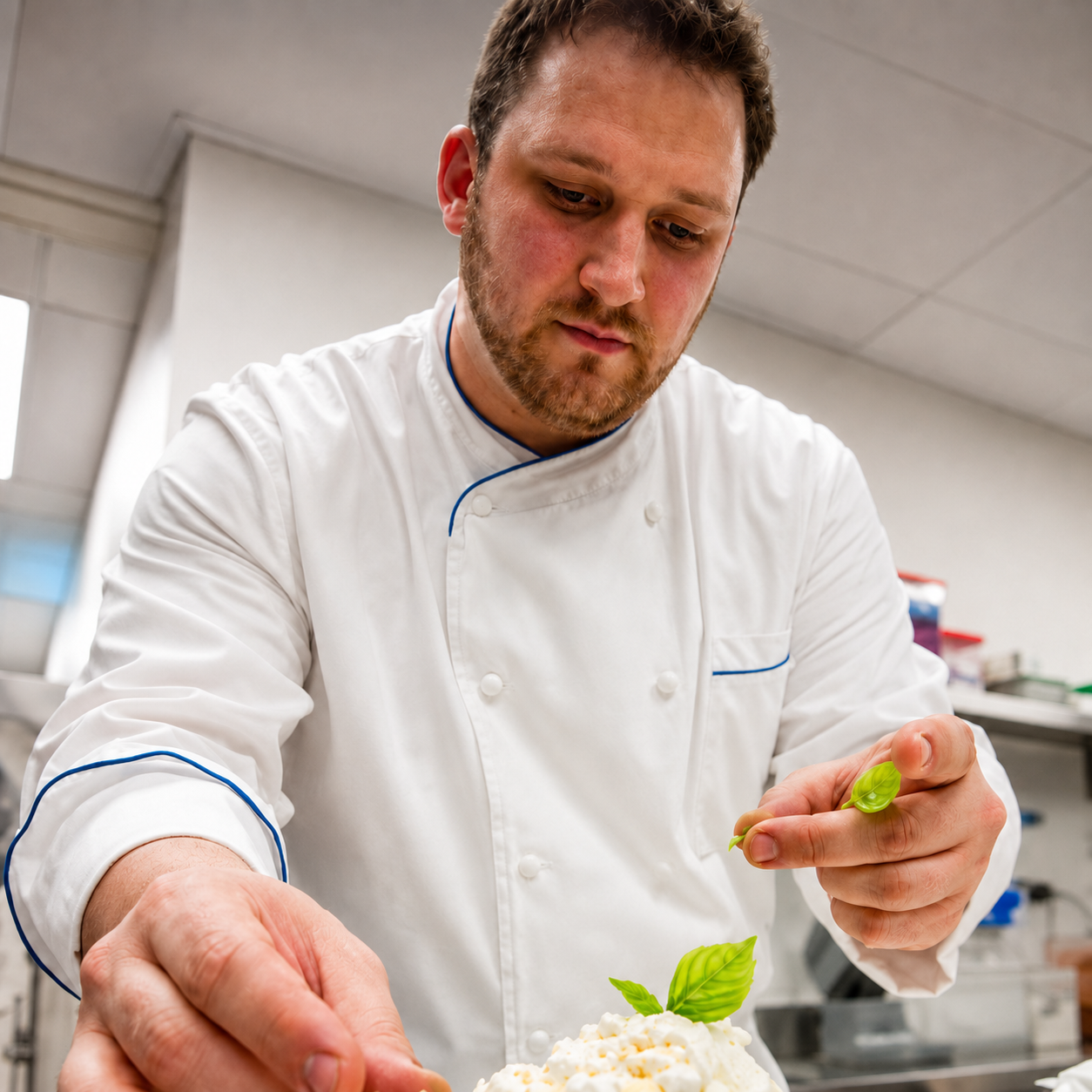 Michael Wolf preparing food